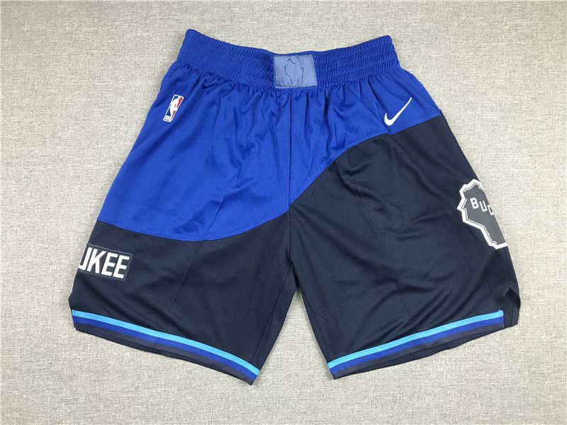 Men NBA Milwaukee Bucks Nike Shorts 20216181->denver nuggets->NBA Jersey
